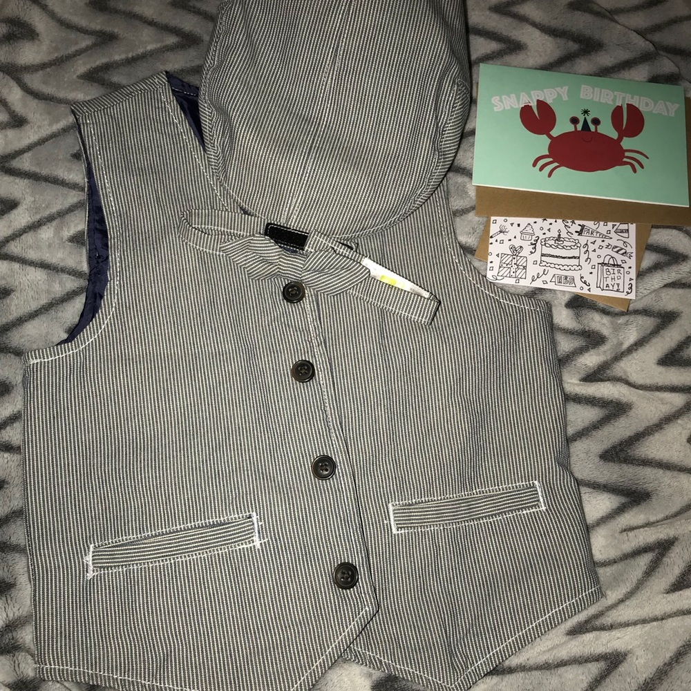 Vest, Cap & Bow Tie